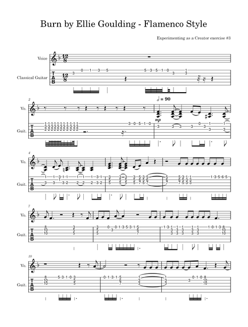 Burn – Ellie Goulding BurnFlamenco#3
