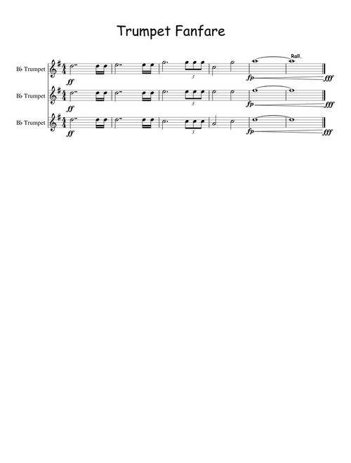 Spongebob Trumpet Fanfare