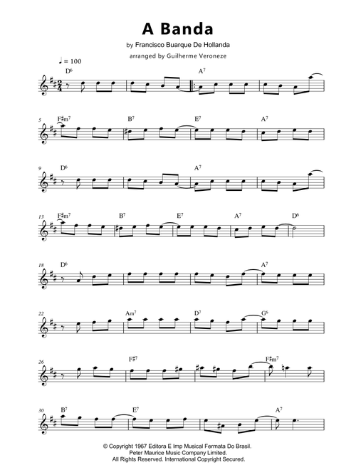 A Banda (Arr. Guilherme Veroneze) - Francisco Buarque De Hollanda (Piano-Vocal-Guitar)