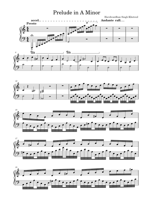 Prelude in A Minor – geetomaira