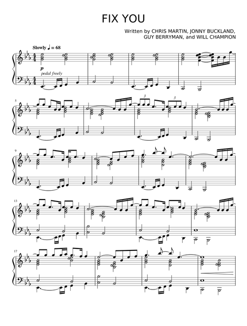 Fix You - Coldplay
