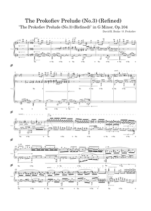 Piano Concerto No. 2 Opus 16, 1st Movement – Prokofiev Sheet Music