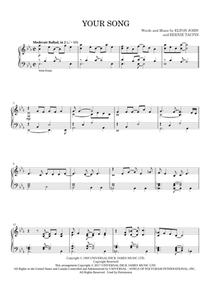 USA現地調達：エルトン・ジョン音楽譜面オリジナル・ミュージック