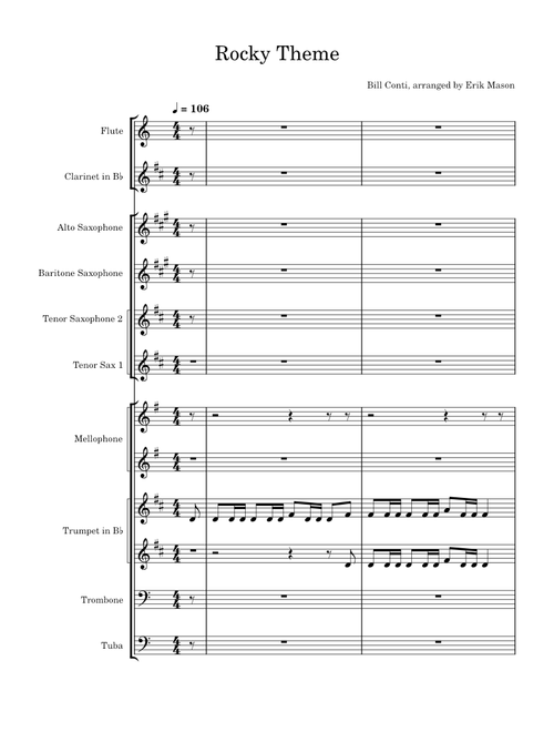 Rocky Theme – Bill Conti Rocky Theme For garage band 2023-2024