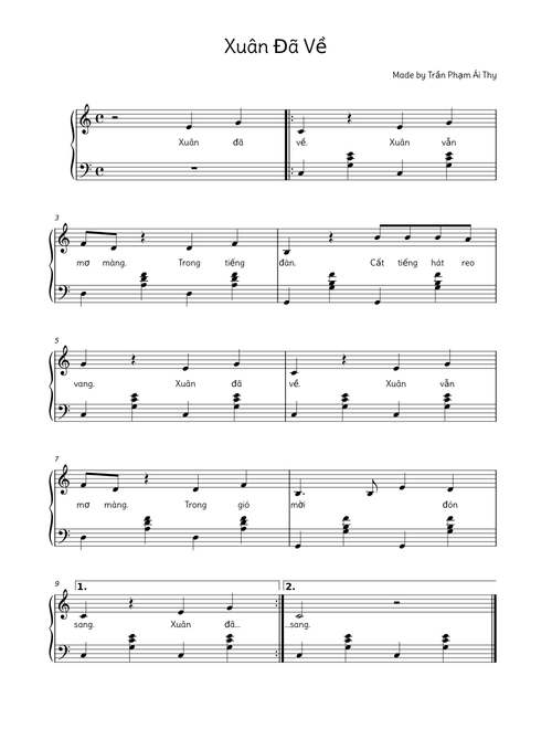 Xuân Đã Về – Vũ Đình Ân