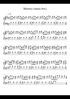 Memory – Toby Fox Memory (Undertale) By Toby Fox Sheet Music for ...