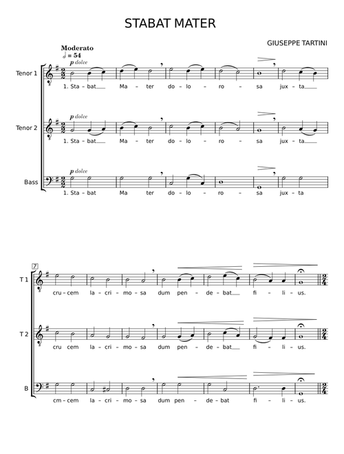Stabat Mater - Giuseppe Tartini