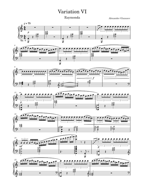 Raymonda, Op.57 – Aleksandr Glazunov