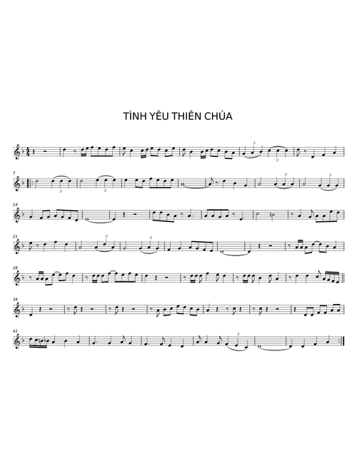 TÌNH YÊU THIÊN CHÚA