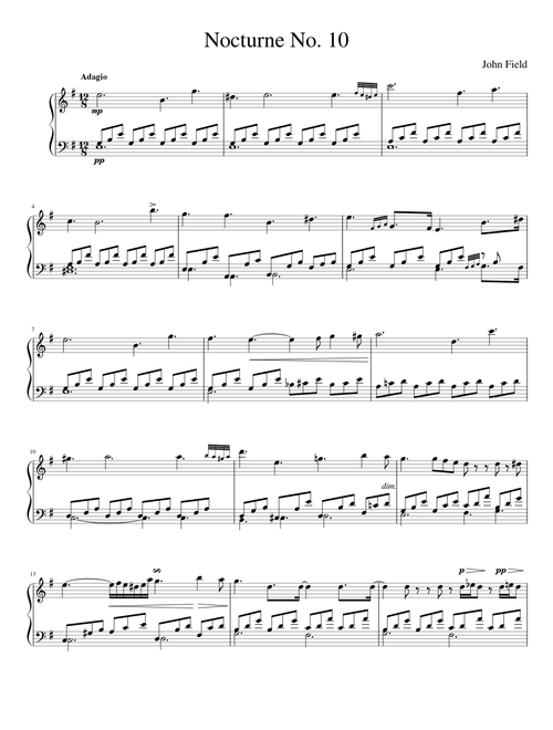 John Field Nocturne No. 10