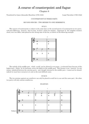 A course of counterpoint and fugue by Luigi Cherubini. Chapters 31, 32 ...