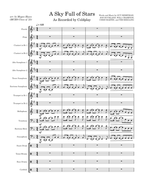 A Sky Full Of Stars - Coldplay (from Sing 2)