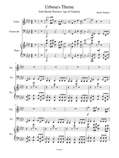 Urbosa's Theme from Hyrule Warriors: Age of Calamity – Kumi Tanioka