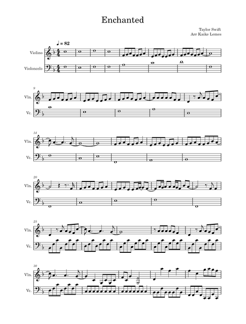 Enchanted – Taylor Swift