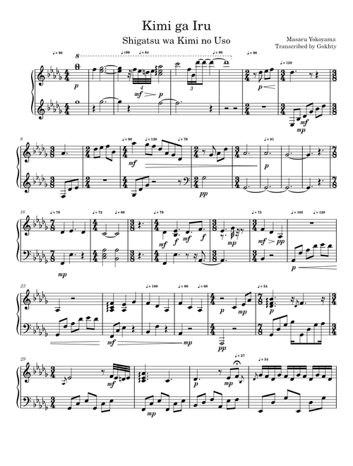 Kimi ga Iru - Shigatsu wa Kimi no Uso