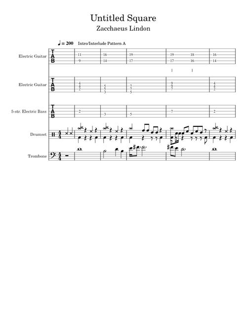 Untitled Square Song Three