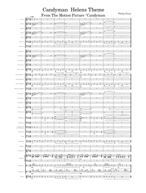 It was always you helen – Philip Glass Candyman Helens Theme