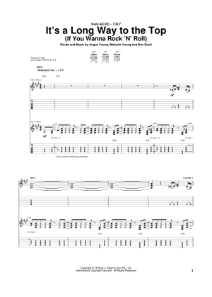Play Official version of The razors edge sheet music by AC