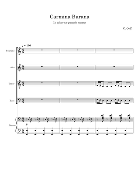Free Carl Orff sheet music | Download PDF or print on MuseScore.com