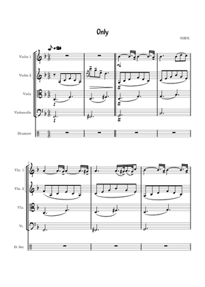 Only – Lee Hi (이하이) Sheet Music for Cello (Solo) | MuseScore.com