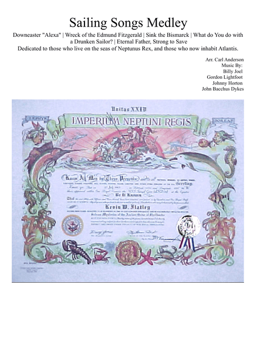 Sailing Songs Medley for Trombone Quartet