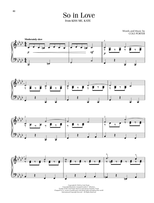 So In Love - Rob Schneiderman (Piano Solo)
