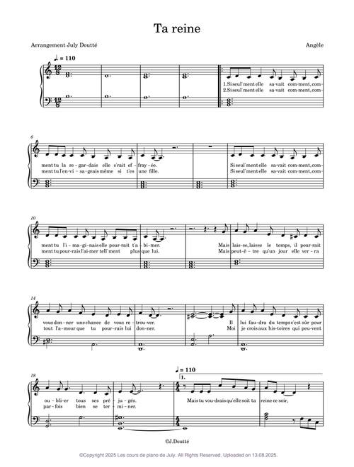 Ta reine – Angèle