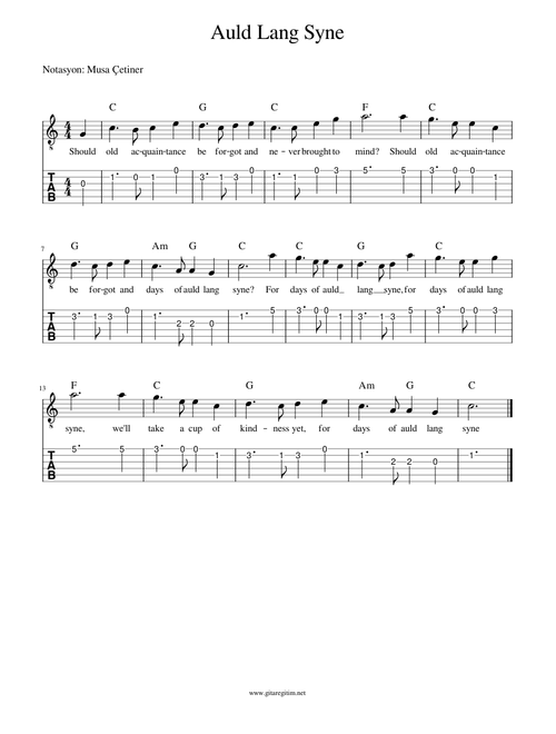 Auld Lang Syne