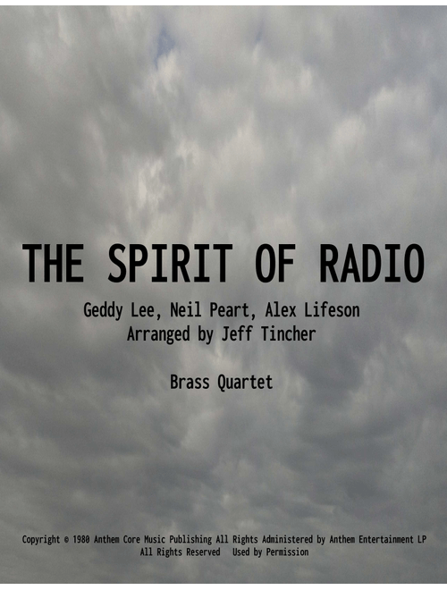 The Spirit Of Radio (Arr. Jeff Tincher) - Rush (Brass Ensemble)