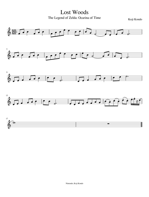 Lost Woods - Violin Solo