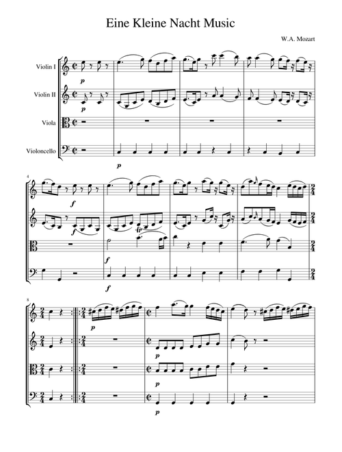 Eine Kleine Nacht Music