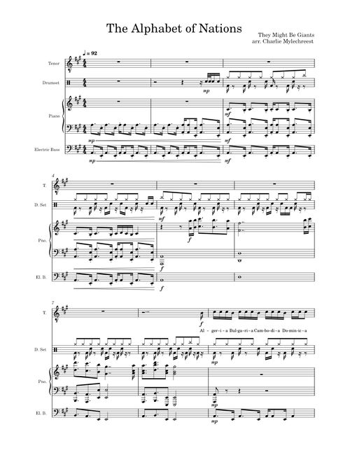 Charlie M Music | Free sheet music | Download PDF or print on