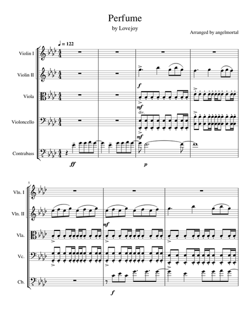 Perfume – Lovejoy  Orchestra Arrangement