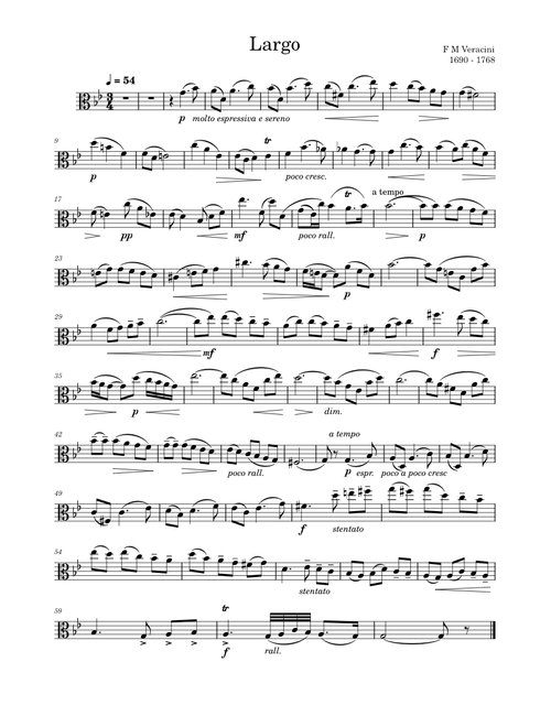 Largo – Francesco Maria Veracini