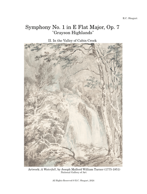 Symphony No. 1 in E Flat Major Op. 7, II. In the Valley of Cabin Creek