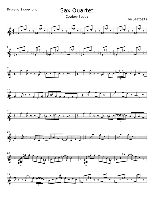 Sax Quartet (Cowboy Bebop) - Yoko Kanno