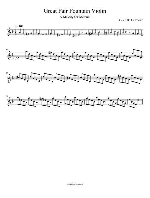 Great Fairy Fountain Violin