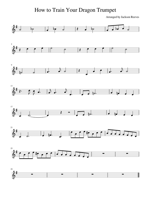 How to Train Your Dragon Trumpet