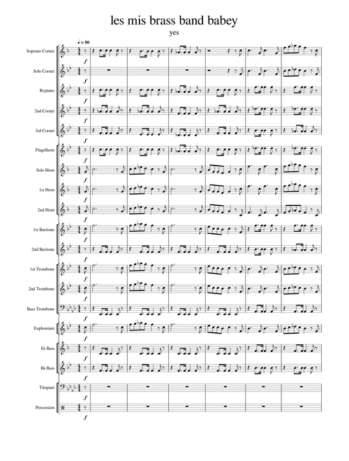 brass band les mis medley