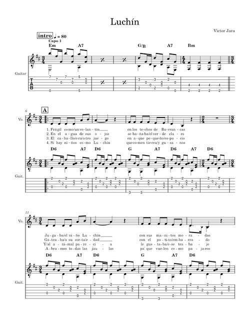 Luchin – Víctor Jara