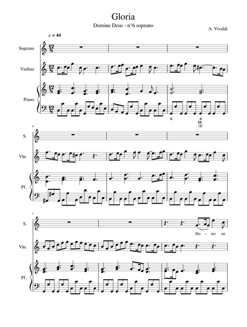 Domine Deus GLORIA Vivaldi
