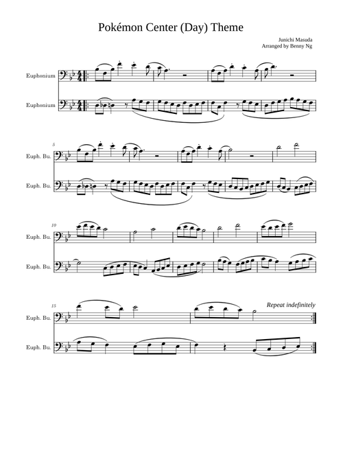 Pokémon Center – Junichi Masuda (Euphonium Duet)