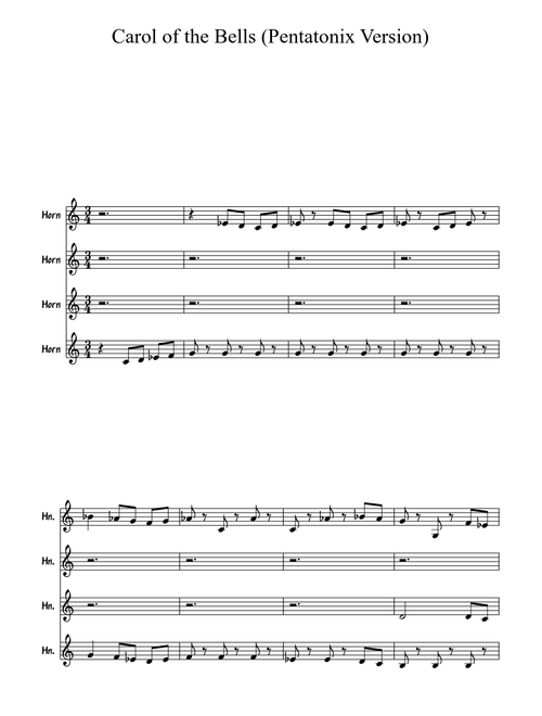 Carol of the Bells (Pentatonix Version)