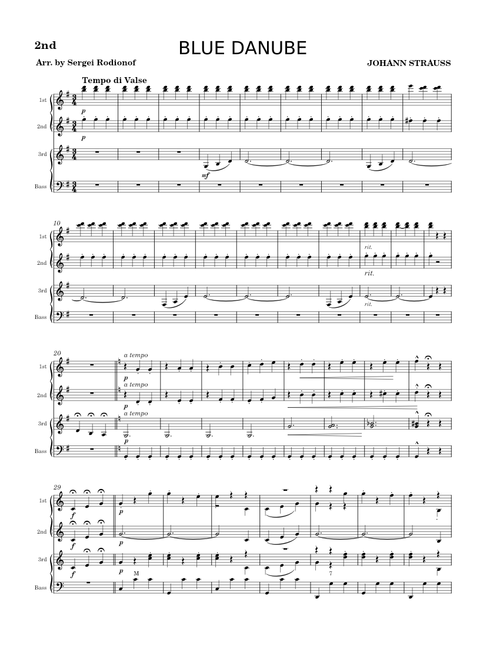 Blue Danube – Strauss II