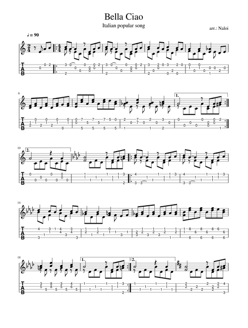 Bella Ciao ~ ukulele