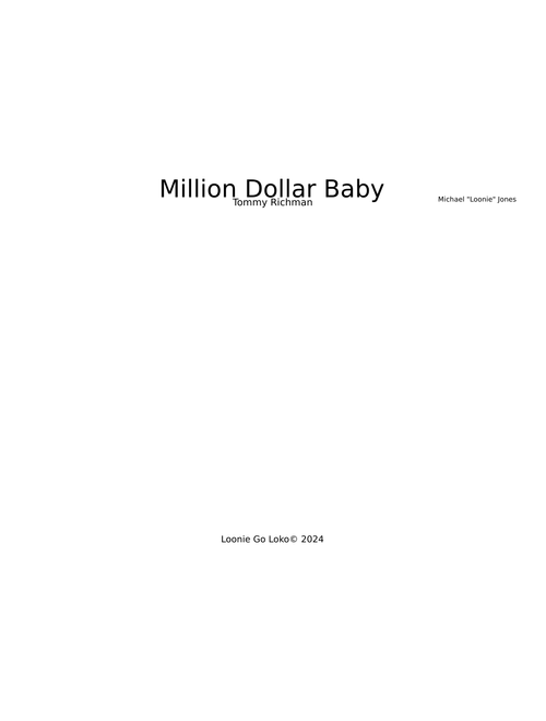 MILLION DOLLAR BABY – Tommy Richman