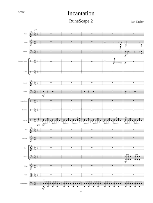 Incantation (RuneScape 2) - Transcribed Score – AnonymousRandomPerson