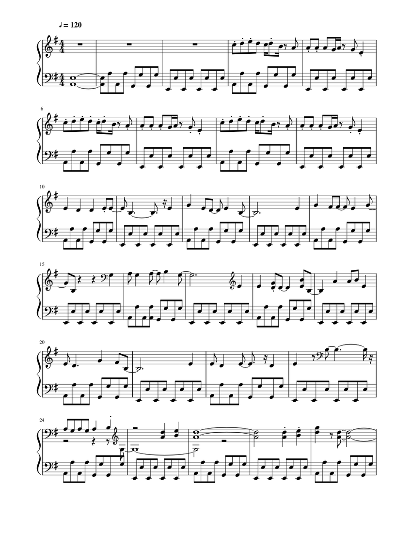 The Cure - The Walk Sheet Music for Piano (Solo) | MuseScore.com