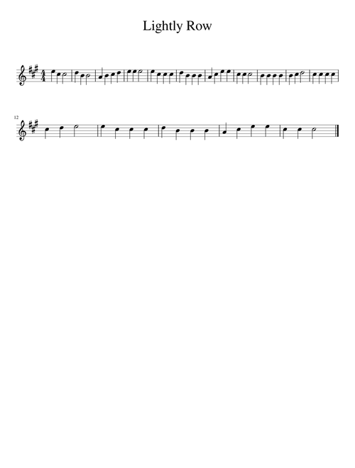 Lightly Row