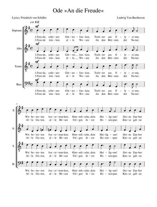 Ode »An die Freude«